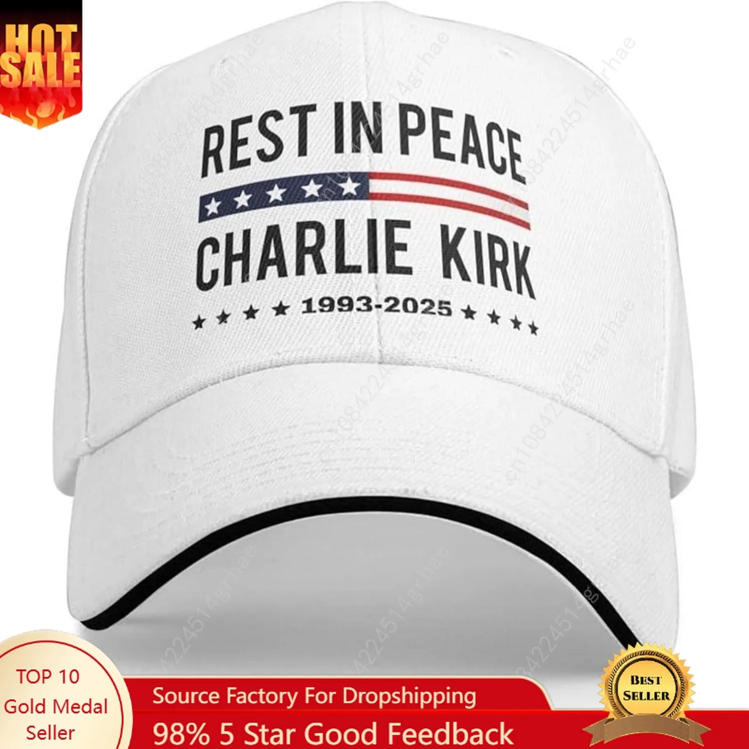 Charlie Kirk Hats - A True Patriott | Rest in Peace Charlie Kirk 1993-2025 Printed Baseball Cap Freedom Vintage Hats
Charlie Kirk Hats - A True Patriott | Rest in Peace Charlie Kirk 1993-2025 Printed Baseball Cap Freedom Vintage Hats