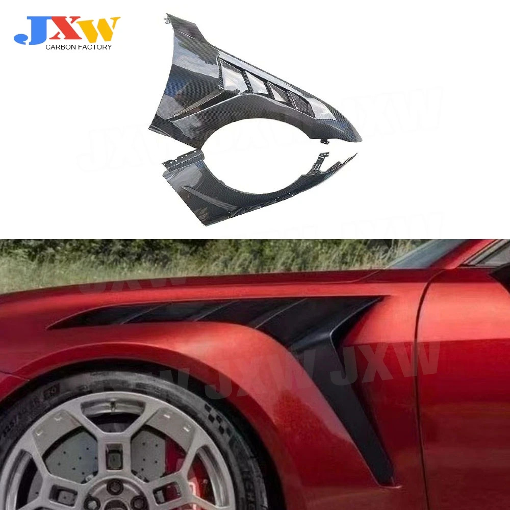 Dry Carbon fiber Front Side Bumper Fins Air Vent Trims for Ford Mustang 2024+ FRP Side Front Fender Canards Splitters Body Kits
Dry Carbon fiber Front Side Bumper Fins Air Vent Trims for Ford Mustang 2024+ FRP Side Front Fender Canards Splitters Body Kits