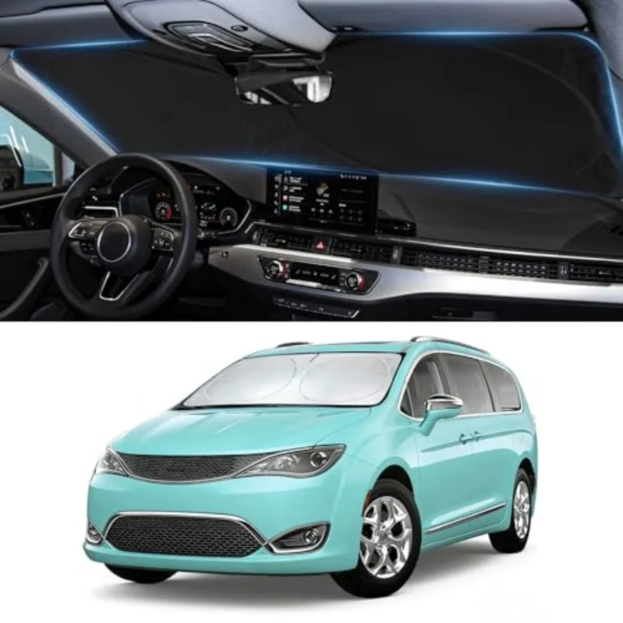 Sunshade for Pacifica Windshield Sun Shade for 2017-2024 2025 2026 Chrysler Pacifica Minivan Accessories Front Window Shield Co
Sunshade for Pacifica Windshield Sun Shade for 2017-2024 2025 2026 Chrysler Pacifica Minivan Accessories Front Window Shield Co