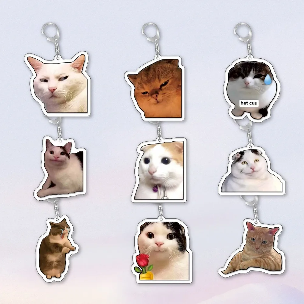 Diy Custom Cats Avatar Emojis Acrylic Keychain Anime Peripherals Funny Cute Cartoons Jewelry Backpack Pendant Child Holiday Gift
Diy Custom Cats Avatar Emojis Acrylic Keychain Anime Peripherals Funny Cute Cartoons Jewelry Backpack Pendant Child Holiday Gift