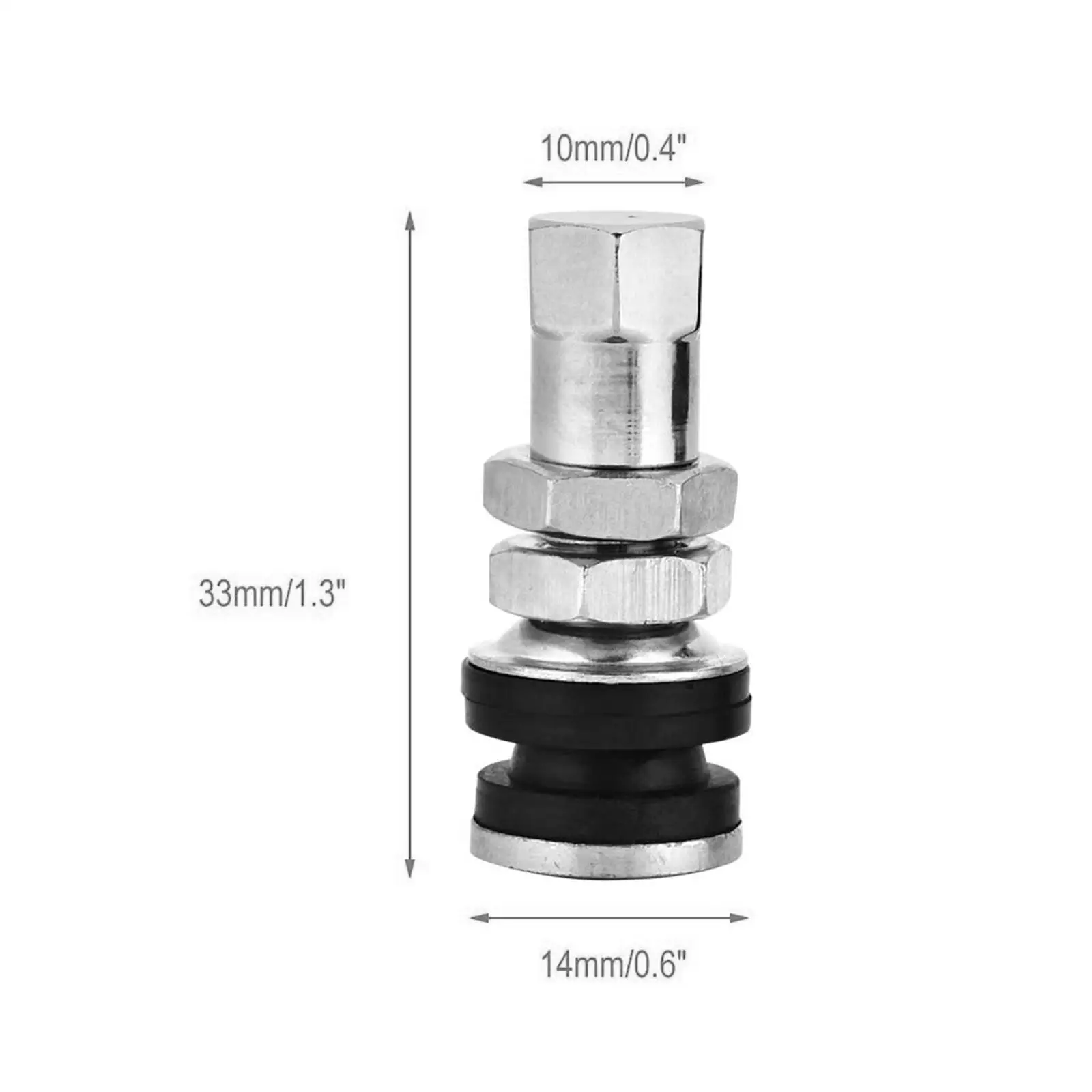 Aluminum Alloy Metal Tyre Valve Short Stems Tubeless Tire Valve for Car Motorcycle Trailer Lawn Mower Air Leakage Repair
Aluminum Alloy Metal Tyre Valve Short Stems Tubeless Tire Valve for Car Motorcycle Trailer Lawn Mower Air Leakage Repair