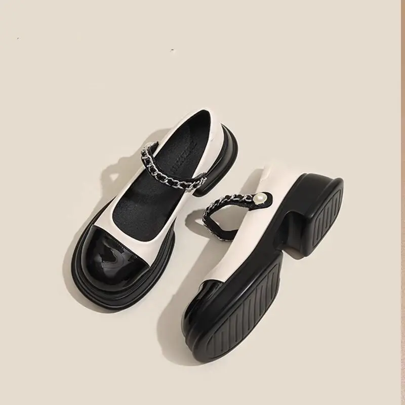 New fashionable, lightweight, versatile, shallow, thick-soled single shoes, versatile loafers and Mary Jane shoes
New fashionable, lightweight, versatile, shallow, thick-soled single shoes, versatile loafers and Mary Jane shoes