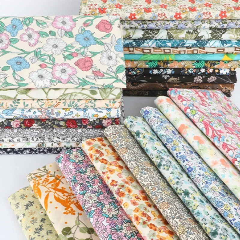 Pure Cotton Floral Fabric High-Density Poplin Digital Printing Fabric for Dresses Skirt Shirt Children's Wear DIY Sewing Cloth
Pure Cotton Floral Fabric High-Density Poplin Digital Printing Fabric for Dresses Skirt Shirt Children's Wear DIY Sewing Cloth