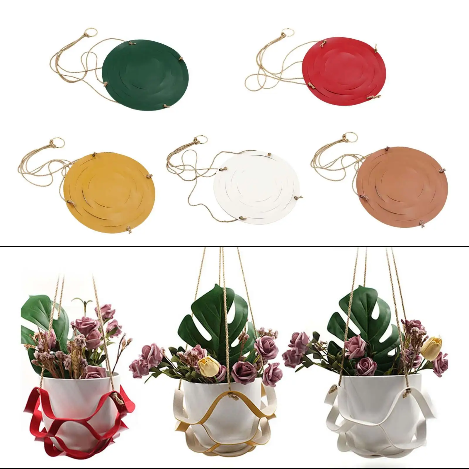 Hanging Planter Holder PU Leather Balcony Decoration Plant Container Stand Patio Lawn Plant Storage Basket Flower Pot Hanger
Hanging Planter Holder PU Leather Balcony Decoration Plant Container Stand Patio Lawn Plant Storage Basket Flower Pot Hanger