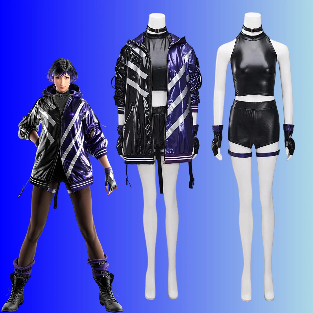 Game Reina Cosplay Fantasia Costume Women Sexy Fighting Uniform Hoodie Coat Halloween Carnival Party Disguise Warrior Outfits
Game Reina Cosplay Fantasia Costume Women Sexy Fighting Uniform Hoodie Coat Halloween Carnival Party Disguise Warrior Outfits