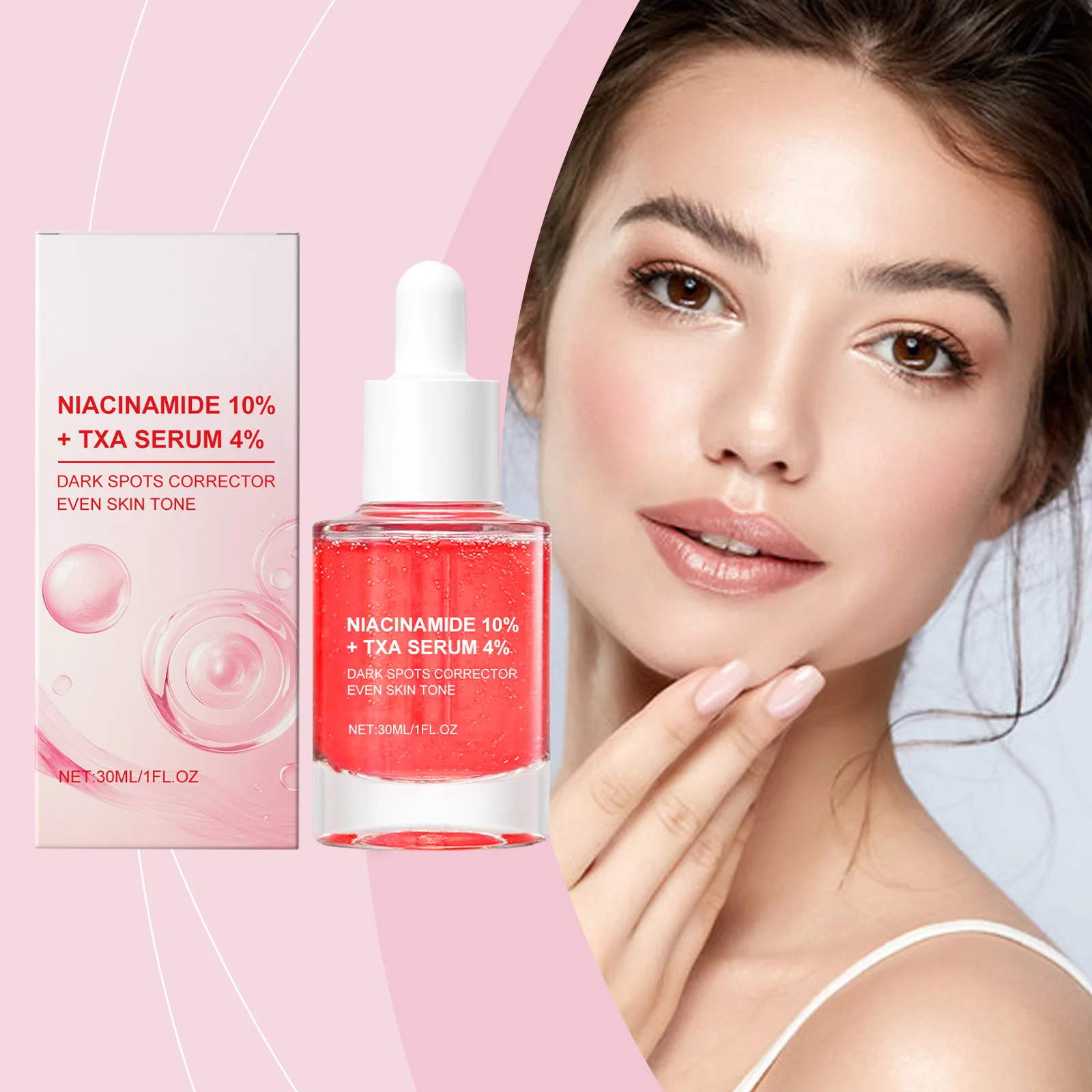 Nicotinamide Brightening Essence Improve Skin Elasticity Reduce Dullness Enhance Skin Radiance Relieve Dryness Nourishing Serum
Nicotinamide Brightening Essence Improve Skin Elasticity Reduce Dullness Enhance Skin Radiance Relieve Dryness Nourishing Serum
