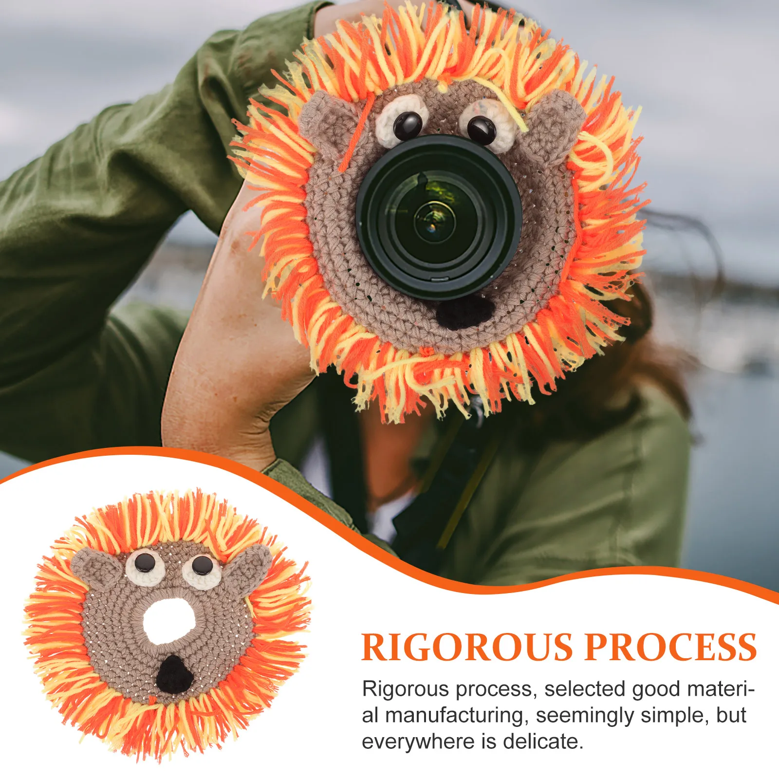 Lens Decorative Ring Shutter Hugger Newborn Photo Props Knitted Circle Pose Teaser Toy Camera Yarn One Size Fits All Securely
Lens Decorative Ring Shutter Hugger Newborn Photo Props Knitted Circle Pose Teaser Toy Camera Yarn One Size Fits All Securely
