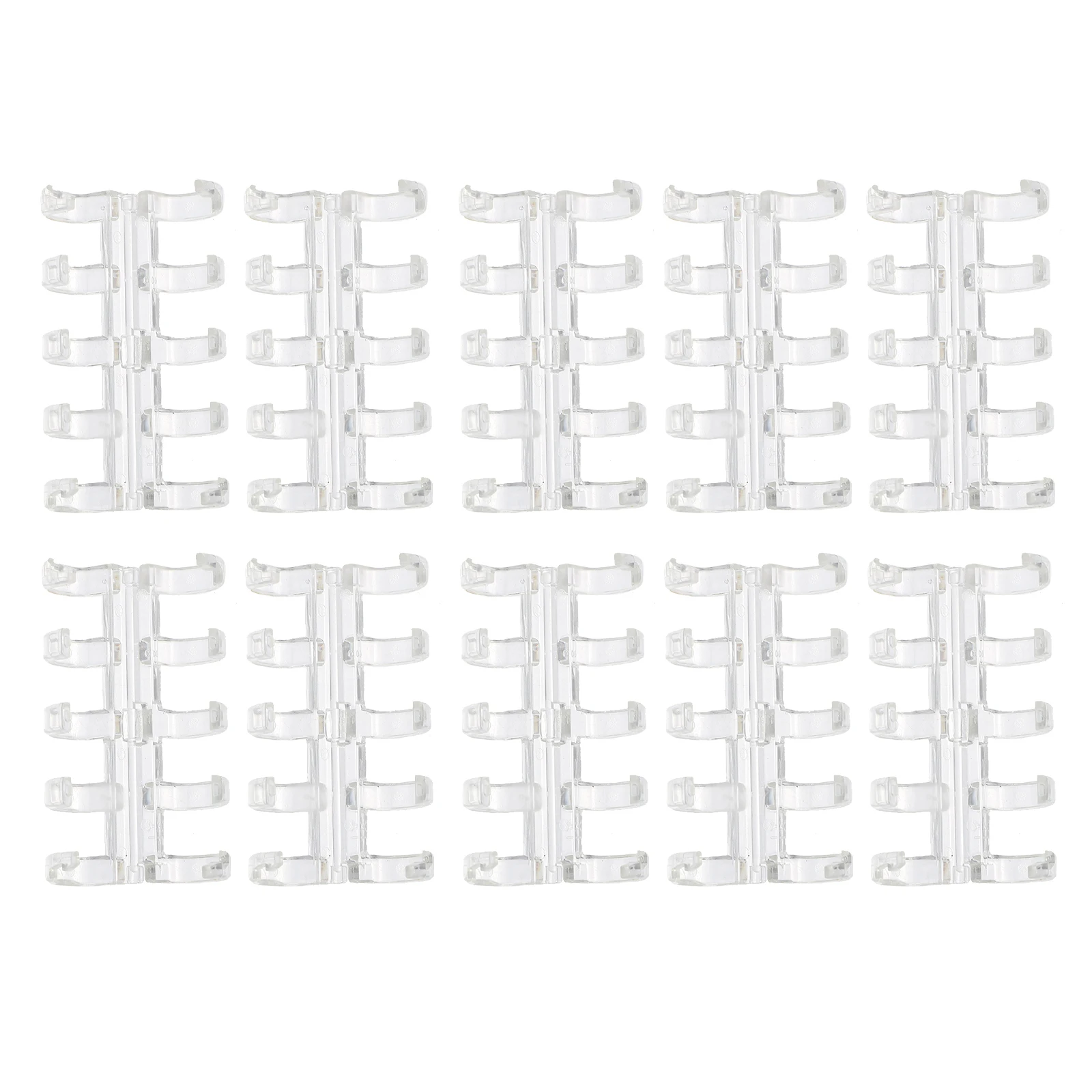 10 Pcs Segmented Binding Ring Buckle Binders Loose Leaf Spine Book Accessories Plastic Rings Removable 
10 Pcs Segmented Binding Ring Buckle Binders Loose Leaf Spine Book Accessories Plastic Rings Removable