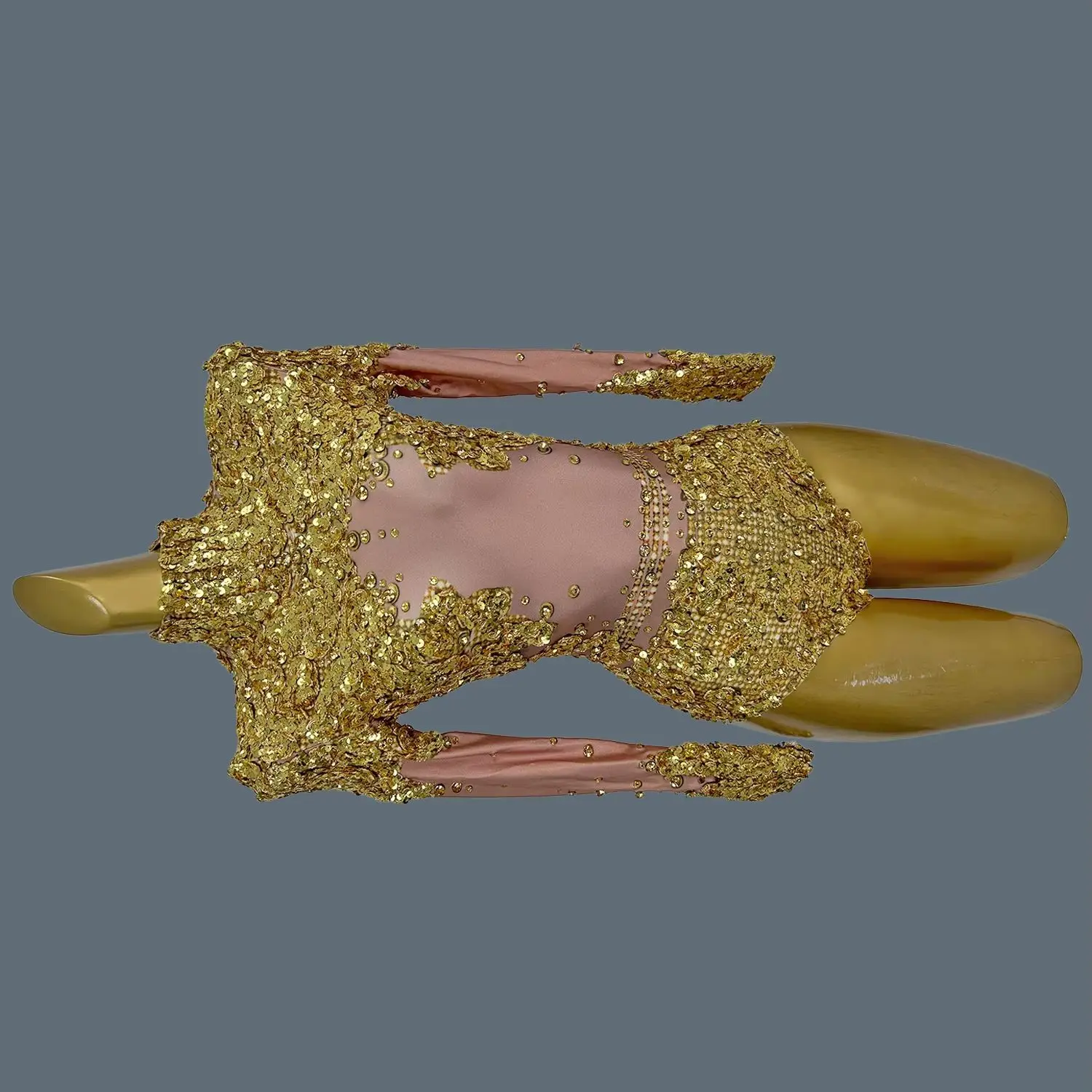 Sparkly Sequins Spandex Long Sleeve Bodysuit Women Sexy Nightclub Performance Dance Costume gig Dancer Show Stage Outfit Yiniang
Sparkly Sequins Spandex Long Sleeve Bodysuit Women Sexy Nightclub Performance Dance Costume gig Dancer Show Stage Outfit Yiniang