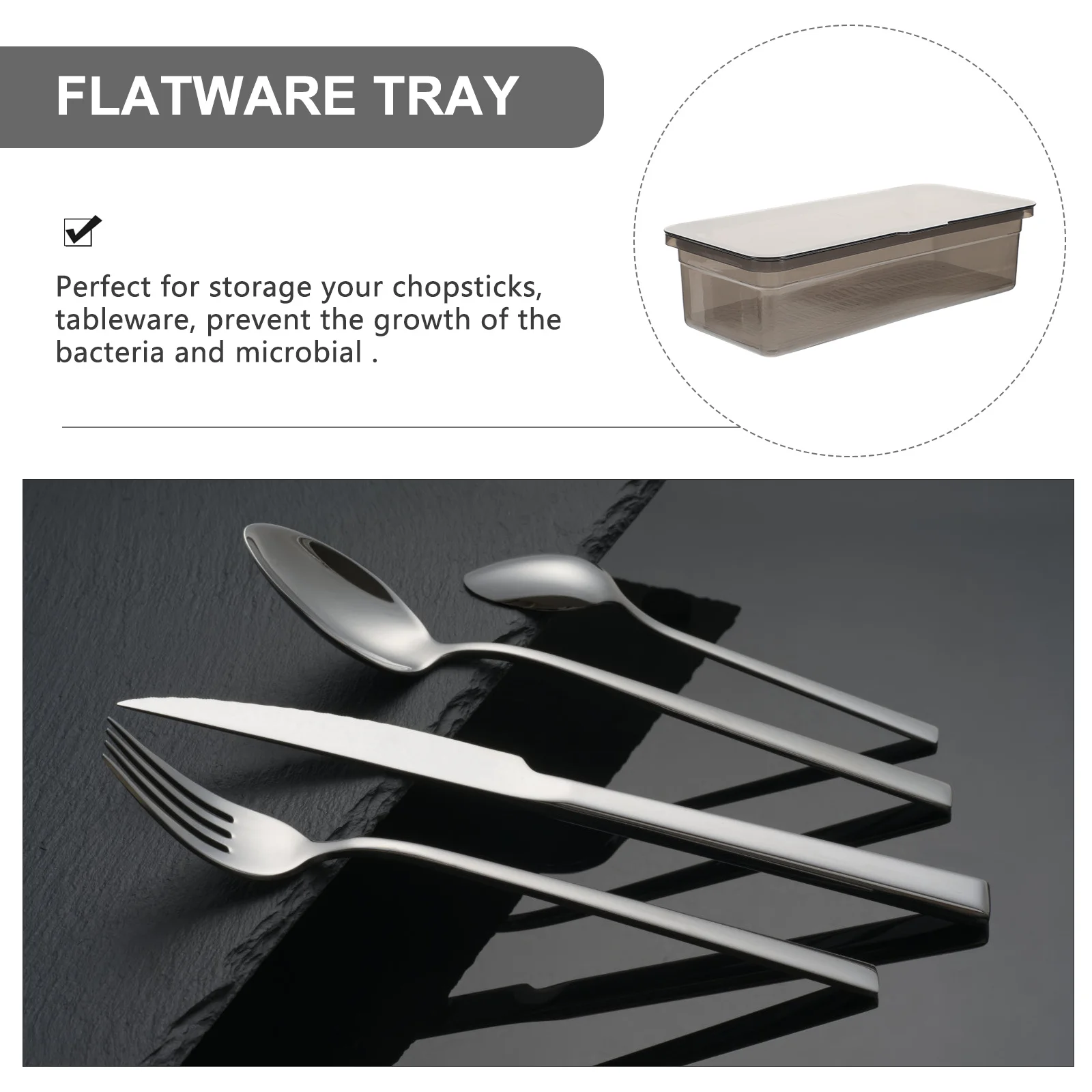 Food Grade Chopsticks Drain Storage Box Transparent Kitchen Tableware Organizer Lid Waterproof Utensil Storage Container
Food Grade Chopsticks Drain Storage Box Transparent Kitchen Tableware Organizer Lid Waterproof Utensil Storage Container