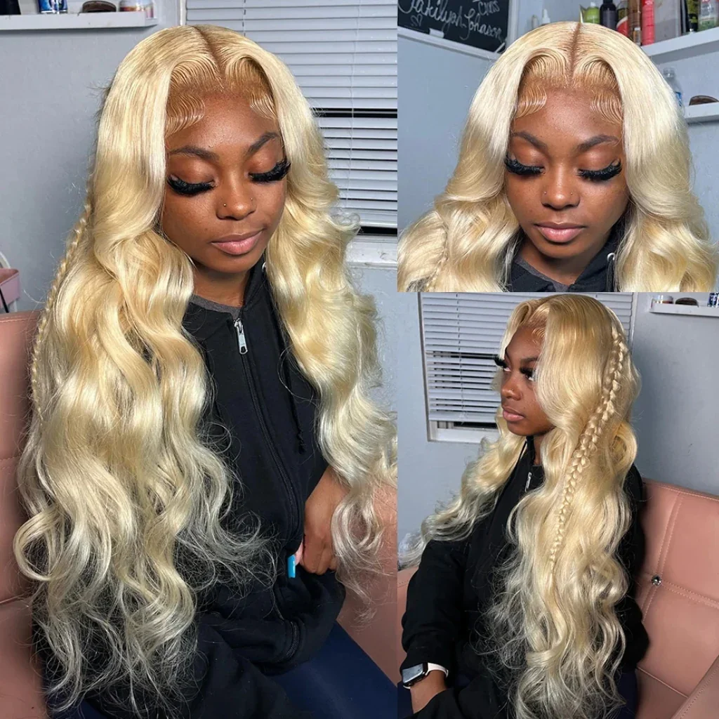 613 Blonde Lace Front Wig Body Wave 210 Density Human Hair Wig 13x4 13x6 Lace Frontal Wigs Pre Plucked Brazilian Remy Hair Wigs
613 Blonde Lace Front Wig Body Wave 210 Density Human Hair Wig 13x4 13x6 Lace Frontal Wigs Pre Plucked Brazilian Remy Hair Wigs