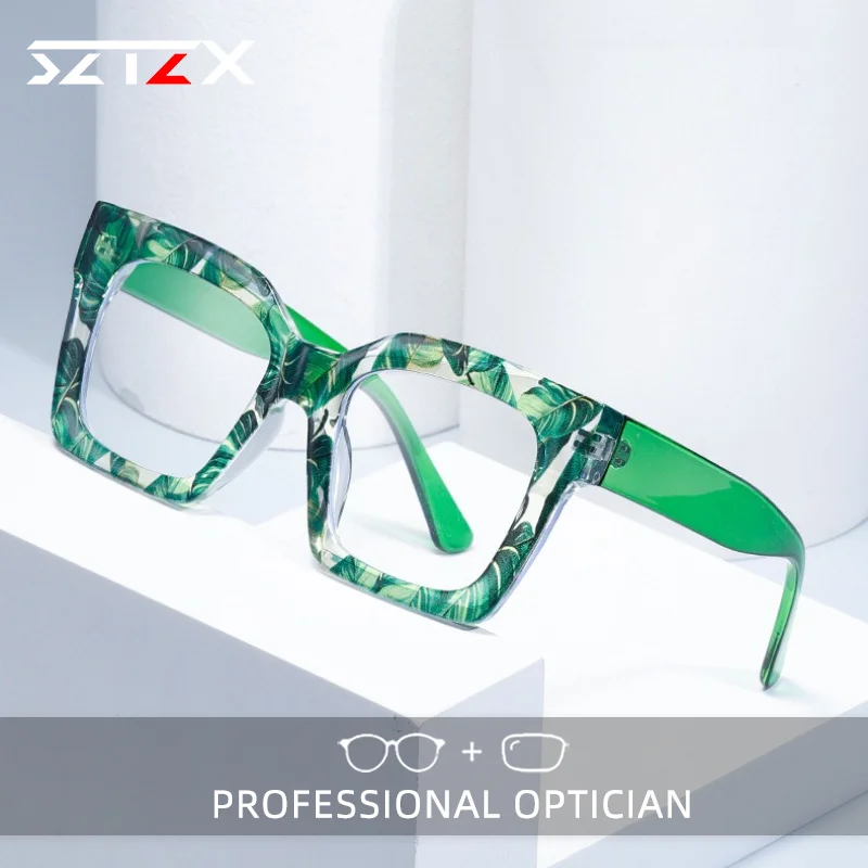 SZTZX Comfortable Colorful Durable Anti Blue Light Women Myopia Glasses Square Progressive Prescription Optical Reading Glasses
SZTZX Comfortable Colorful Durable Anti Blue Light Women Myopia Glasses Square Progressive Prescription Optical Reading Glasses