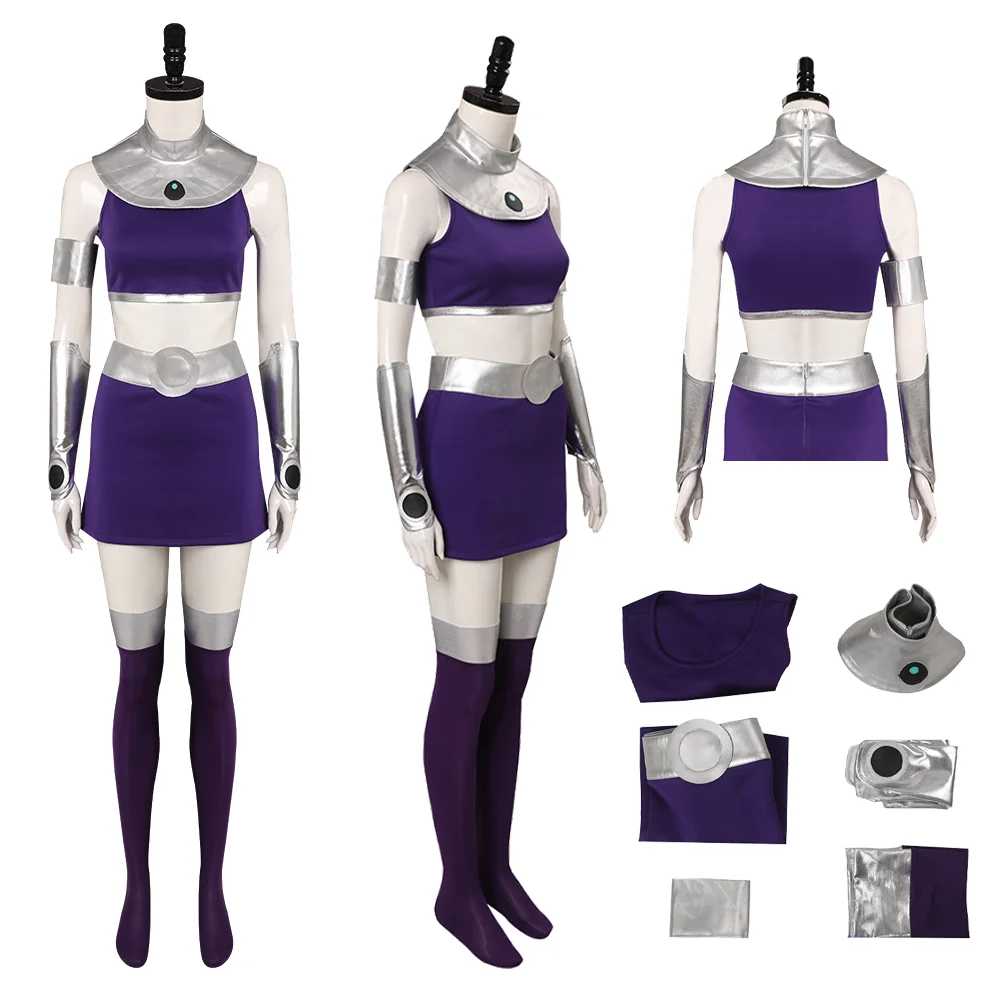 Starfire Cosplay Costume Dress for Adult Girls Women Disguise Fantasia Roleplay Outfit Female Halloween Carnival Party Suit
Starfire Cosplay Costume Dress for Adult Girls Women Disguise Fantasia Roleplay Outfit Female Halloween Carnival Party Suit