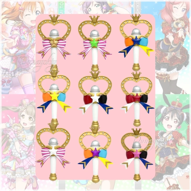 LoveLive! Μ's Nic Yazawa Kotori Minami Nozomi Tojo Idol Awakening Stage Microphone Cosplay Accessory Magic Wand Halloween Props
LoveLive! Μ's Nic Yazawa Kotori Minami Nozomi Tojo Idol Awakening Stage Microphone Cosplay Accessory Magic Wand Halloween Props