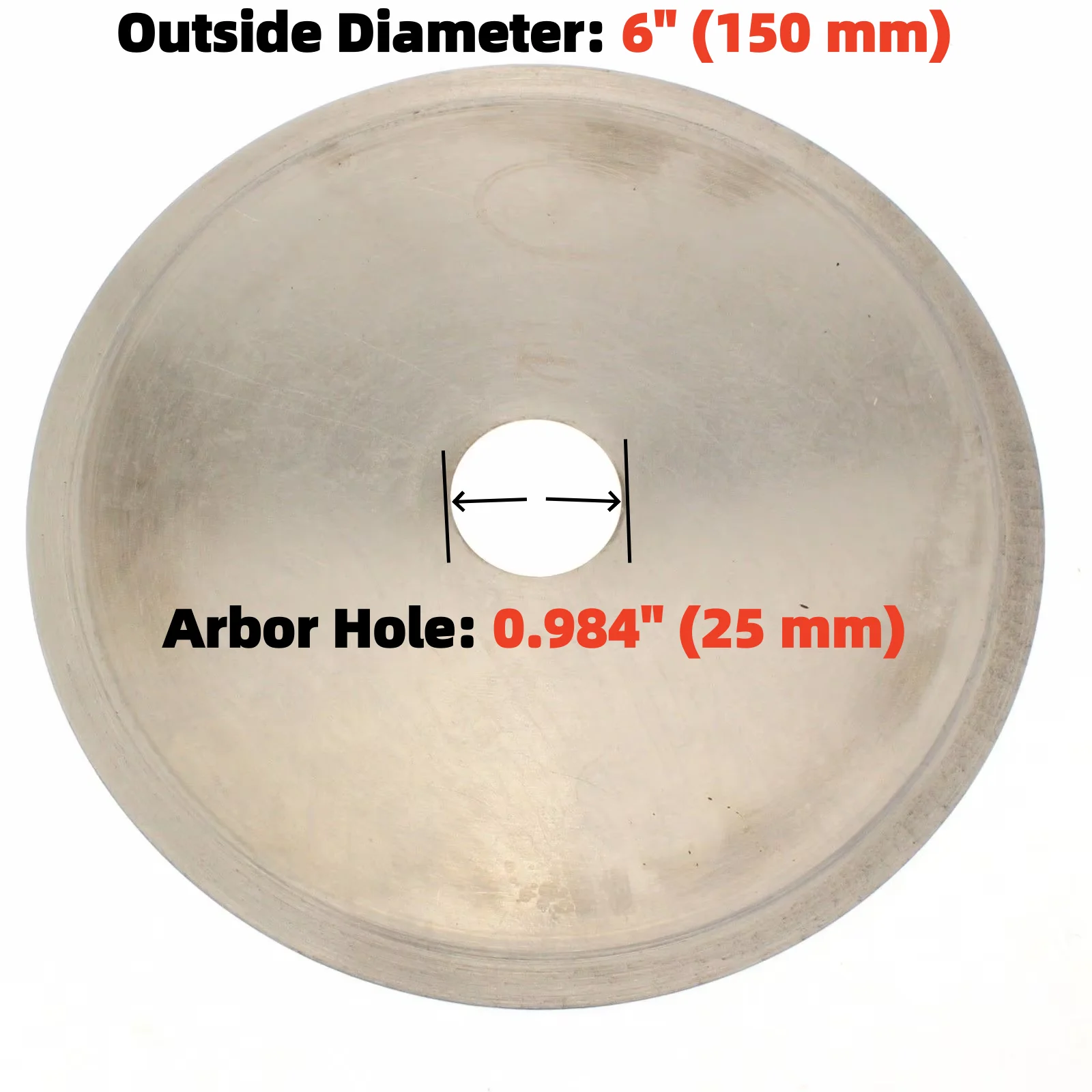 6" SINTERED Diamond Lapidary Saw Blade Rock Slab Trim Arbor 25mm Bushing 5/8" ILOVETOOL
6" SINTERED Diamond Lapidary Saw Blade Rock Slab Trim Arbor 25mm Bushing 5/8" ILOVETOOL