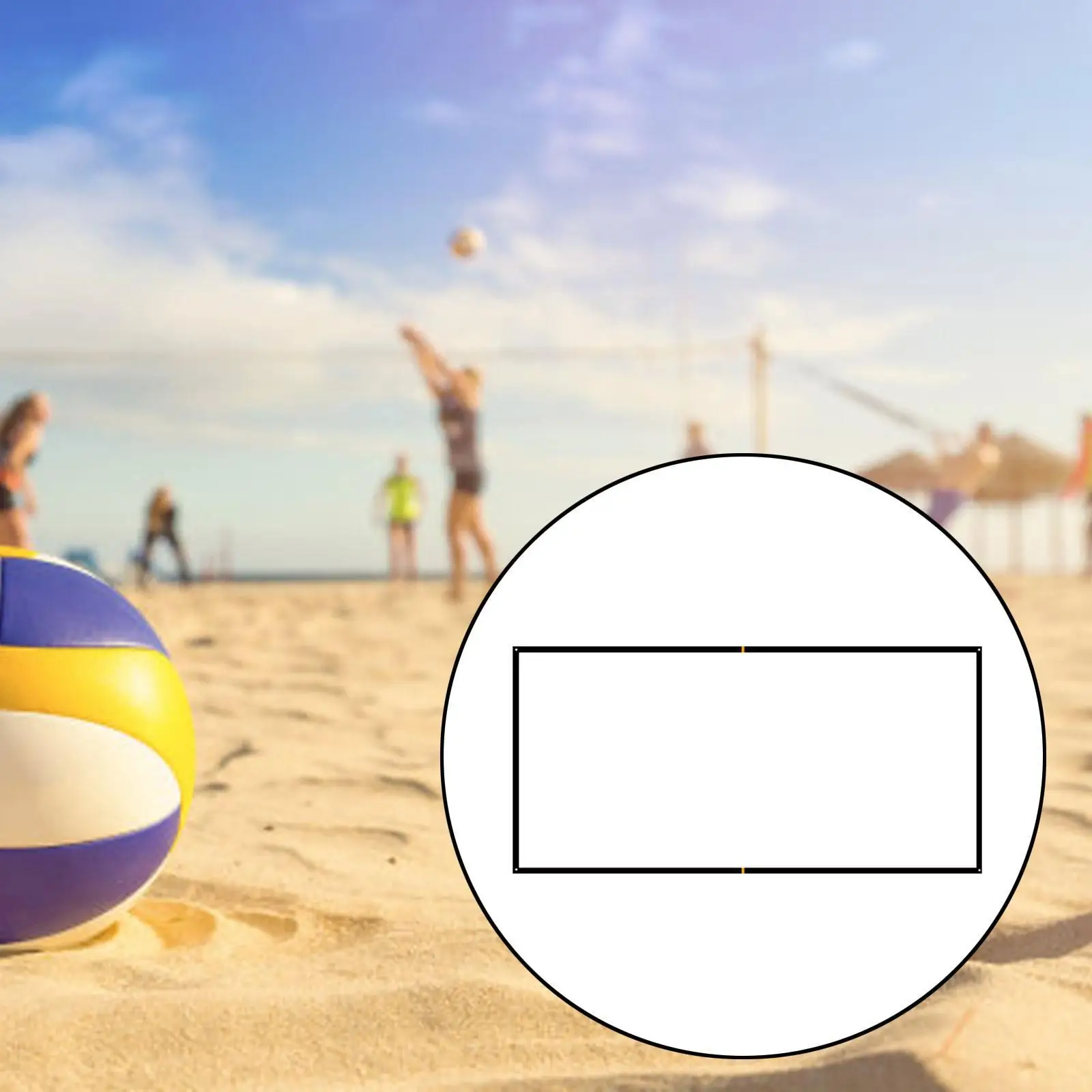 Professional Polyester Beach Volleyball Boundary Lines Set with Sand Anchors for Outdoor Volleyball
Professional Polyester Beach Volleyball Boundary Lines Set with Sand Anchors for Outdoor Volleyball