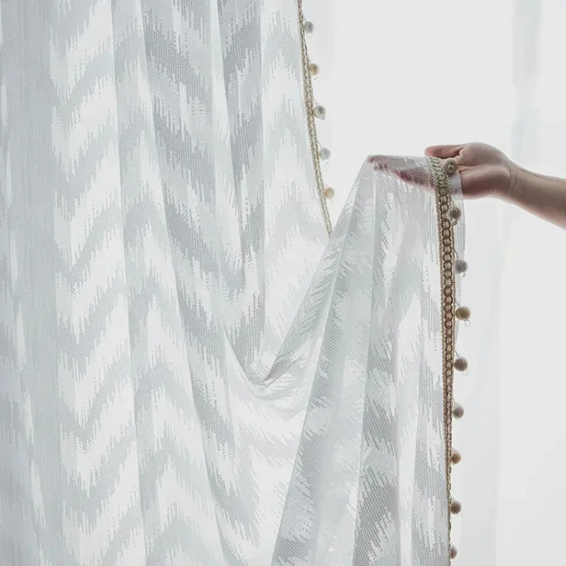 Custom Size!Corrugated Window Screen Light Luxury Curtains for Living Partition French Window Bedroom Semi-shading White Tulle
Custom Size!Corrugated Window Screen Light Luxury Curtains for Living Partition French Window Bedroom Semi-shading White Tulle