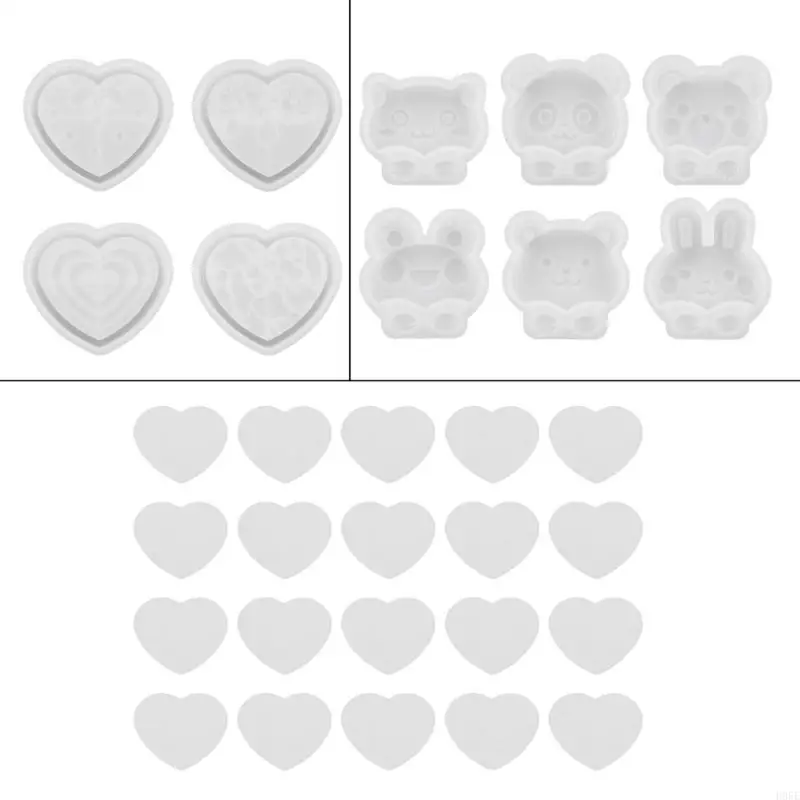 H05E Shakeable Resin Animal Figurines DIY Silicone Moulds for Jewelry or Home Decor
H05E Shakeable Resin Animal Figurines DIY Silicone Moulds for Jewelry or Home Decor