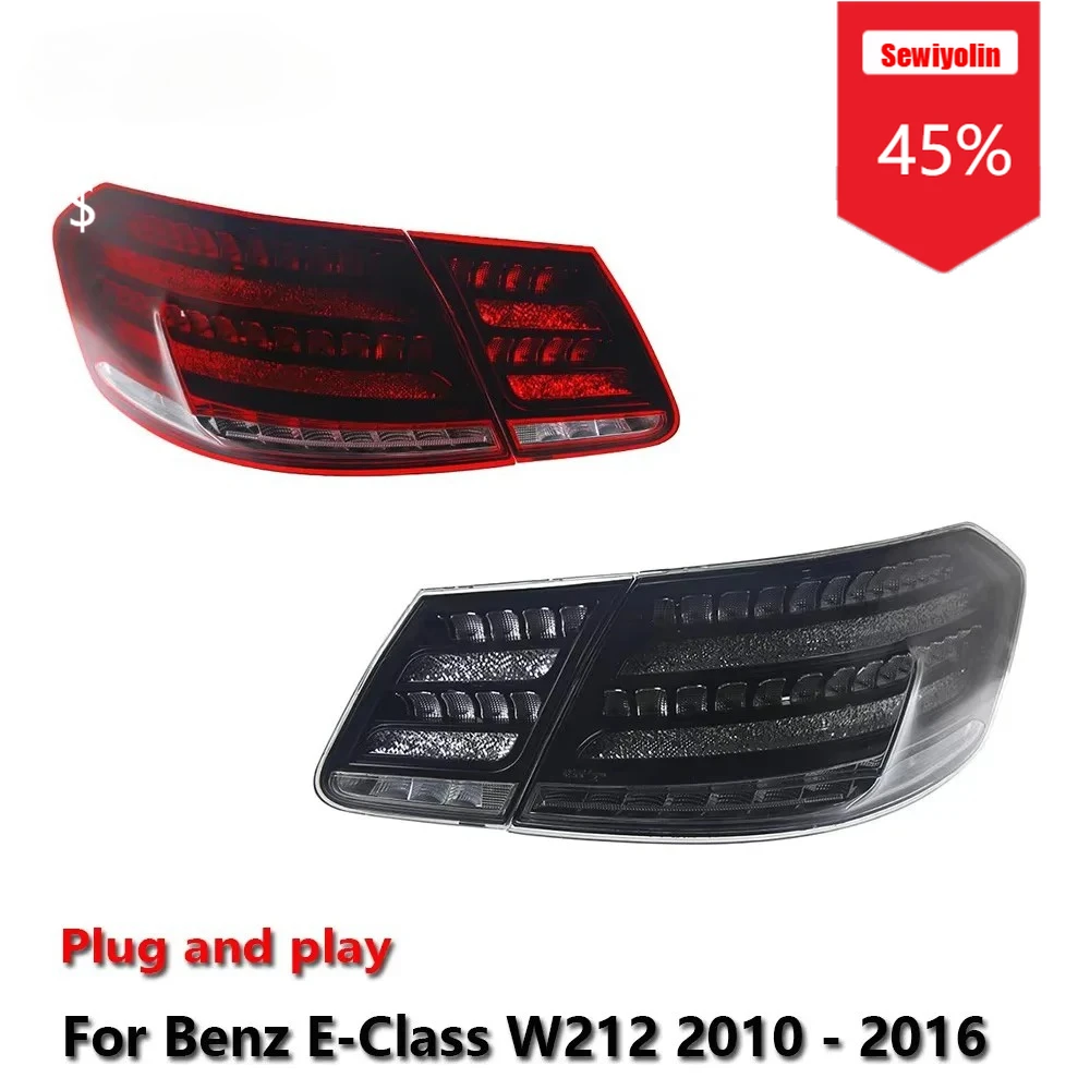 Sewiyolin Car LED Tail Light Assemblies For Benz E‑Class W212 Sedan 2010-2016 Auto Fog DRL Brake Turn Signal Lamp Plug and Play
Sewiyolin Car LED Tail Light Assemblies For Benz E‑Class W212 Sedan 2010-2016 Auto Fog DRL Brake Turn Signal Lamp Plug and Play