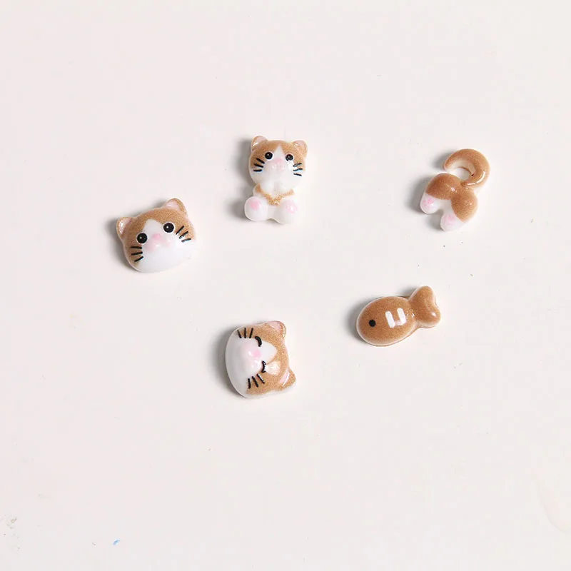 20pcs Coffee Cat Fish Series Resin Nail Charms Beauty Resin Flatback Cabochon Nail Art Decoration DIY Resin Nail Accessories
20pcs Coffee Cat Fish Series Resin Nail Charms Beauty Resin Flatback Cabochon Nail Art Decoration DIY Resin Nail Accessories