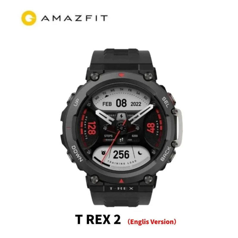 Amazfit T-Rex2 smart watch 150+ GPS sports modes magnetic charging antibacterial silicone strap Android iOS compatible Zepp App
Amazfit T-Rex2 smart watch 150+ GPS sports modes magnetic charging antibacterial silicone strap Android iOS compatible Zepp App