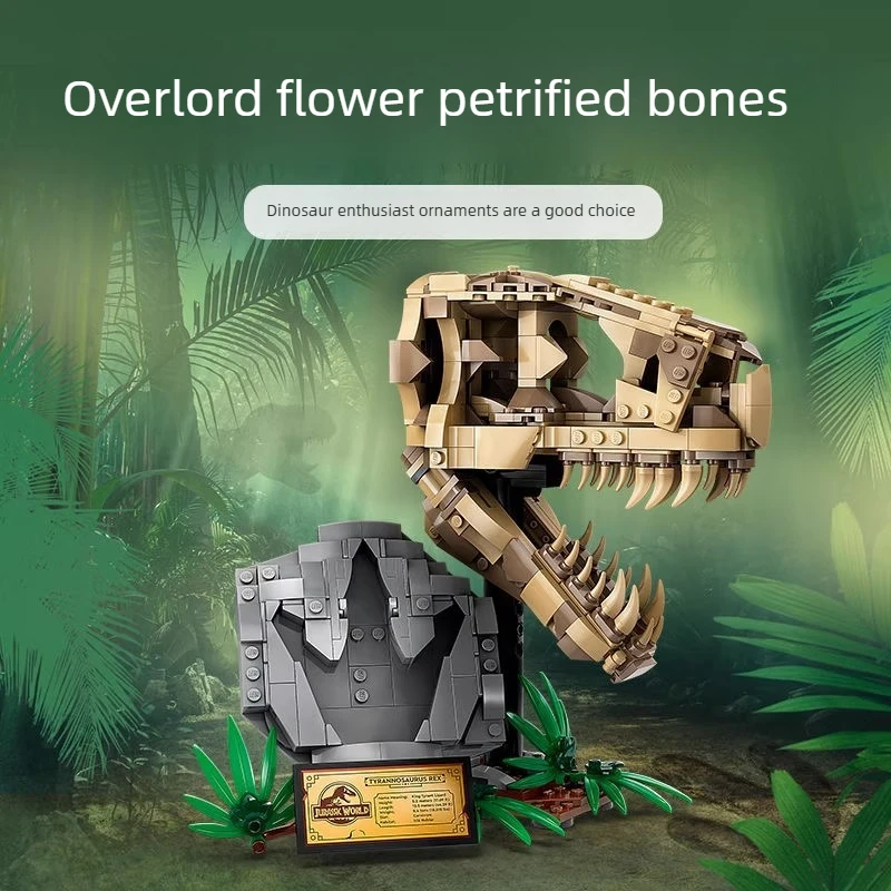 577Pcs Jurassic T Rex Dinosaur Fossil Skull Building Blocks Museum Display Desktop Ornament Educational Collectible Model Toy
577Pcs Jurassic T Rex Dinosaur Fossil Skull Building Blocks Museum Display Desktop Ornament Educational Collectible Model Toy