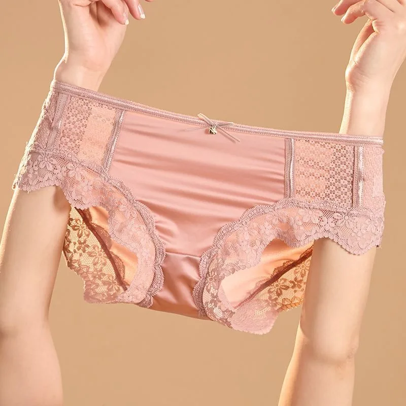 Sexy lace women underwear women's cotton anti-bacterial crotch new mid-waist seamless pajama shorts comfortable breathable girls
Sexy lace women underwear women's cotton anti-bacterial crotch new mid-waist seamless pajama shorts comfortable breathable girls