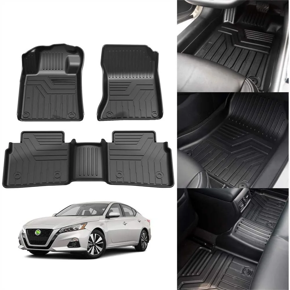 Custom Fit Floor Mats for 2019-2026 Nissan Altima All Weather TPE Carpet Liners Front Rear 2 Row Black
Custom Fit Floor Mats for 2019-2026 Nissan Altima All Weather TPE Carpet Liners Front Rear 2 Row Black