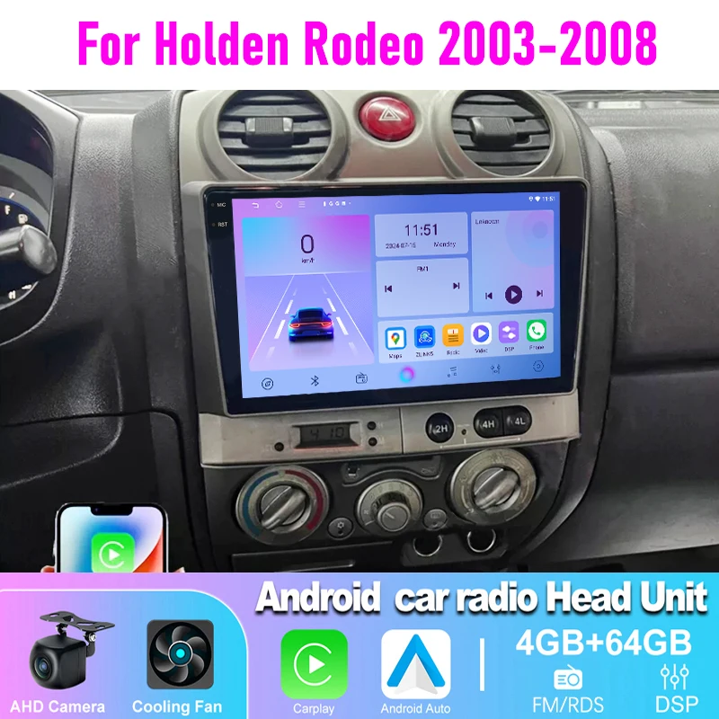 9" 4-64GB Car Radio For Holden Rodeo 2003-2008 Wireless Carplay Android Auto FM GPS BT Head Unit
9" 4-64GB Car Radio For Holden Rodeo 2003-2008 Wireless Carplay Android Auto FM GPS BT Head Unit