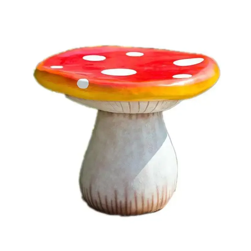 Outdoor fiberglass mushroom table and chair ornament, yard table, courtyard garden, kindergarten garden landscape sculpture 
Outdoor fiberglass mushroom table and chair ornament, yard table, courtyard garden, kindergarten garden landscape sculpture