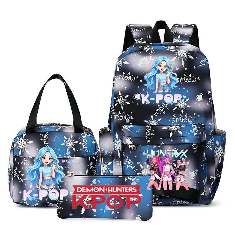 School Backpack for Students KPop Demon Hunters Daily Bagpack Movie Print Backpacks for Girl Boy Book Bag Fashion
School Backpack for Students KPop Demon Hunters Daily Bagpack Movie Print Backpacks for Girl Boy Book Bag Fashion