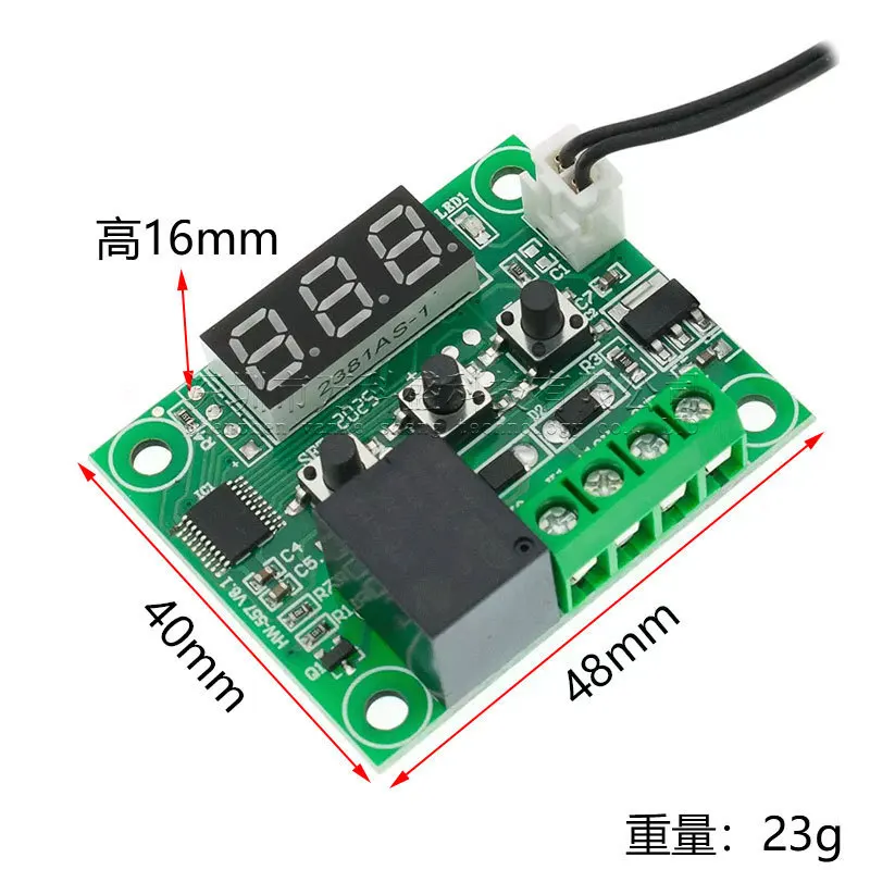 20 шт., регулятор температуры с цифровым дисплеем, переключатель контроля температуры W1209, микроплата контроля температуры
20 шт., регулятор температуры с цифровым дисплеем, переключатель контроля температуры W1209, микроплата контроля температуры