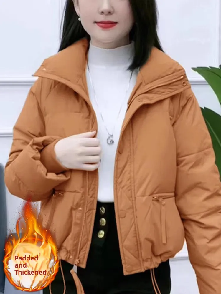Women's Short down Cotton Jacket Thick Warm Bread Style Outerwear Winter 2026 New Style Korean Version Loose Fit Coat
Women's Short down Cotton Jacket Thick Warm Bread Style Outerwear Winter 2026 New Style Korean Version Loose Fit Coat