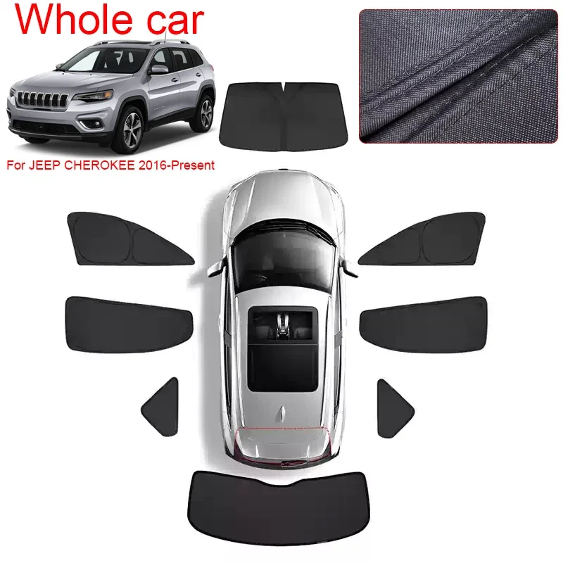 Car-Specific Foldable Privacy Sunshade Curtain For JEEP CHEROKEE 2016-Present Anti-UV Heat Insulation Protect Cover Accessory
Car-Specific Foldable Privacy Sunshade Curtain For JEEP CHEROKEE 2016-Present Anti-UV Heat Insulation Protect Cover Accessory
