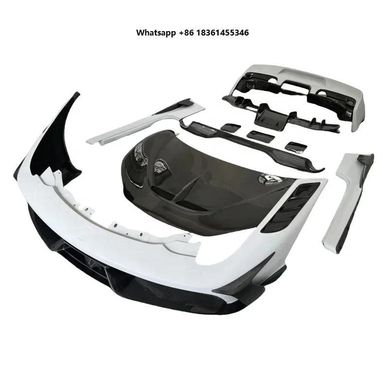 Hot Selling Front Bumper Side Skirts Hood Exhaust Pipe, Sports Style Exterior Body Kit
Hot Selling Front Bumper Side Skirts Hood Exhaust Pipe, Sports Style Exterior Body Kit