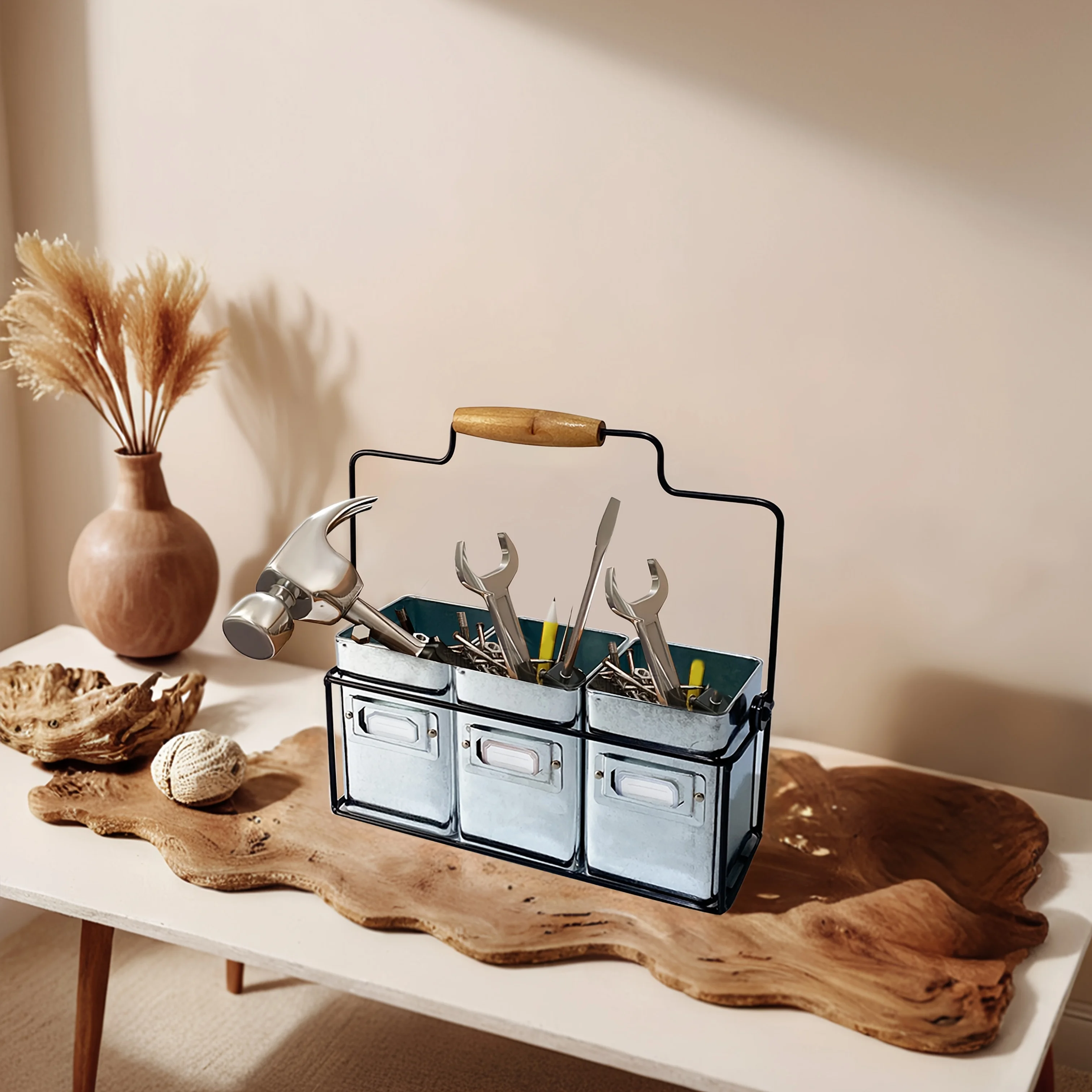 Wooden Handle Metal Bottle Holder 3 4 6 Grid Wine Milk Water Carrier For Bar Picnic Bbq Wedding Home Desktop Storage Organizer
Wooden Handle Metal Bottle Holder 3 4 6 Grid Wine Milk Water Carrier For Bar Picnic Bbq Wedding Home Desktop Storage Organizer