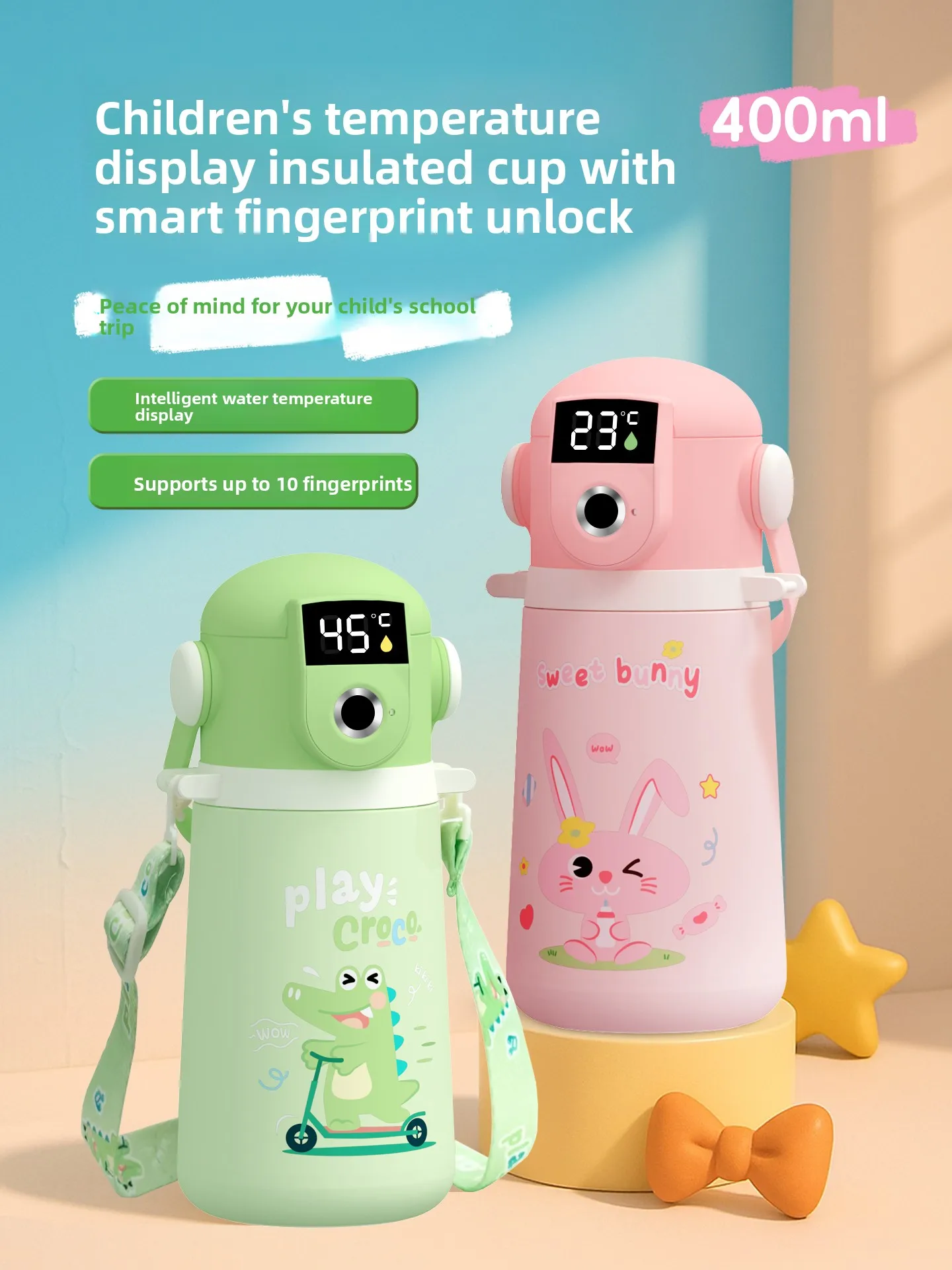 Fingerprint Children's Thermal Cup School Special St Password Lo Water Bottle Temperature Display Cute Animal Cartoon St...
Fingerprint Children's Thermal Cup School Special St Password Lo Water Bottle Temperature Display Cute Animal Cartoon St...
