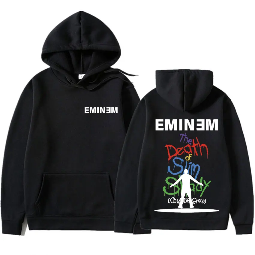 Rapper Eminem Graphic Sweatshirts Mens Fashion Hip Hop Harajuku Hipster Hoodies Casual Street Oversized Y2k Clothes Loose Hoodie
Rapper Eminem Graphic Sweatshirts Mens Fashion Hip Hop Harajuku Hipster Hoodies Casual Street Oversized Y2k Clothes Loose Hoodie