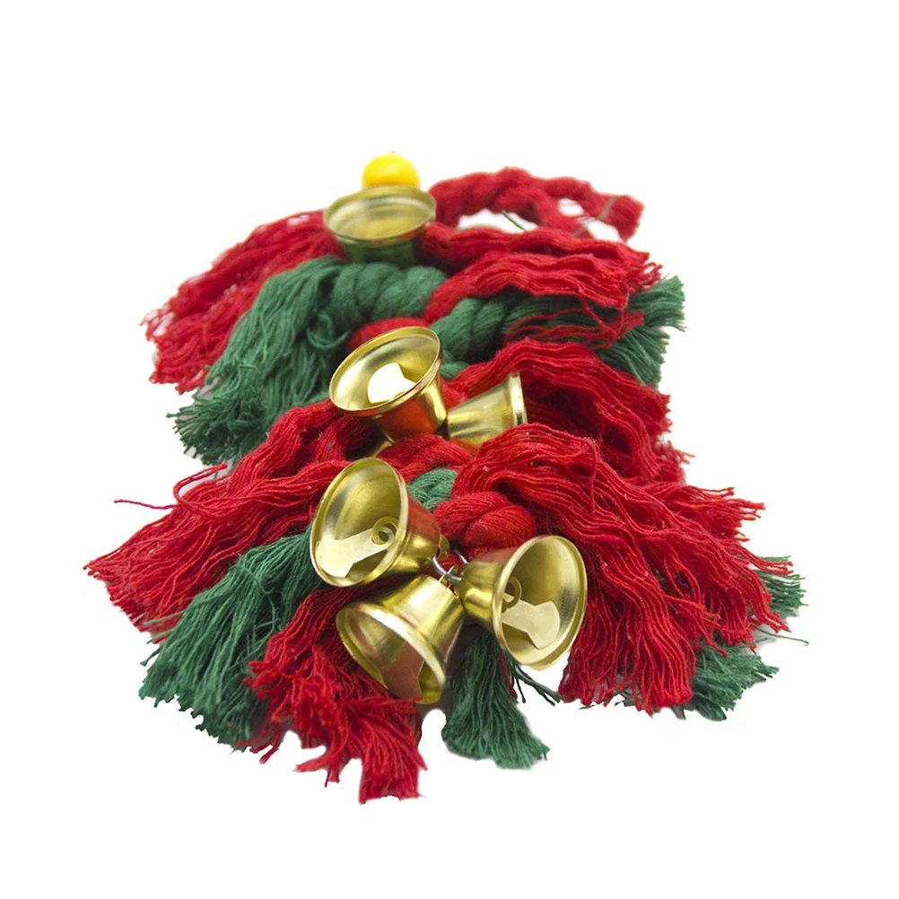Bird Cotton Rope String Parrot Chewing Toy Christmas Hanging String Bird Gnawing Toy for Parrot Bird Random Color
Bird Cotton Rope String Parrot Chewing Toy Christmas Hanging String Bird Gnawing Toy for Parrot Bird Random Color