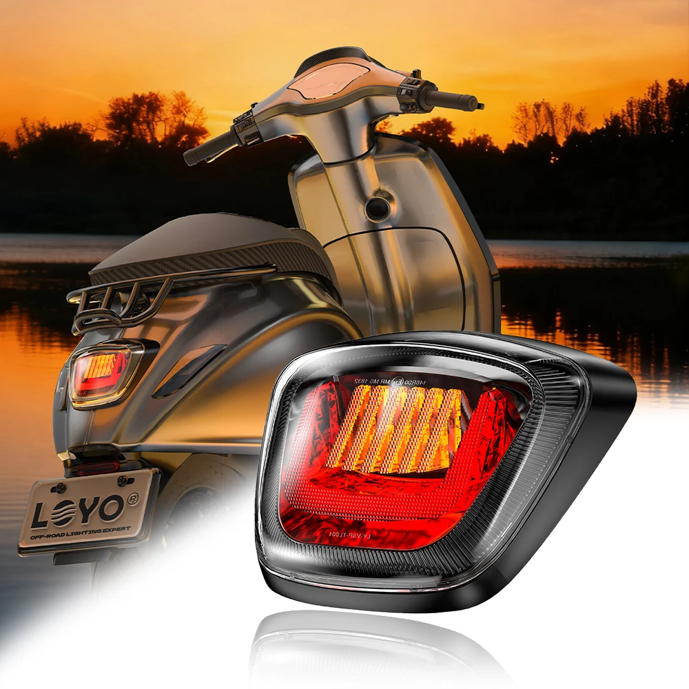 Motorcycle Led Tail Light Rear Light LED Brake Light 12v Low Profile Taillight For Vespa Primavera Spring Sprint 150 2020-Up
Motorcycle Led Tail Light Rear Light LED Brake Light 12v Low Profile Taillight For Vespa Primavera Spring Sprint 150 2020-Up