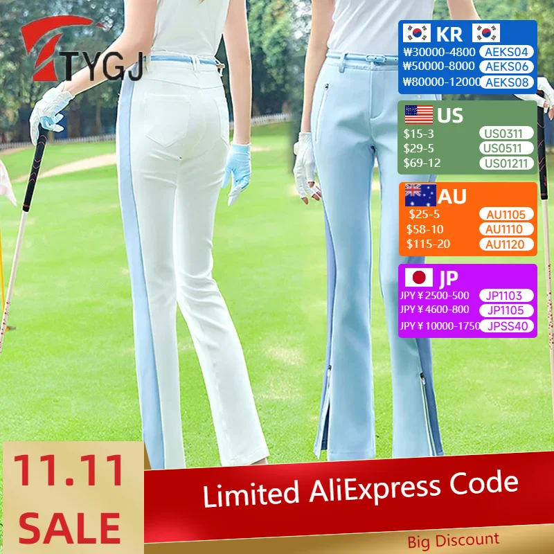 TTYGJ женские Лоскутные узкие брюки для гольфа, женские расклешенные брюки на молнии с разрезом, женские эластичные длинные брюки с поясом, спортивные брюки
TTYGJ женские Лоскутные узкие брюки для гольфа, женские расклешенные брюки на молнии с разрезом, женские эластичные длинные брюки с поясом, спортивные брюки