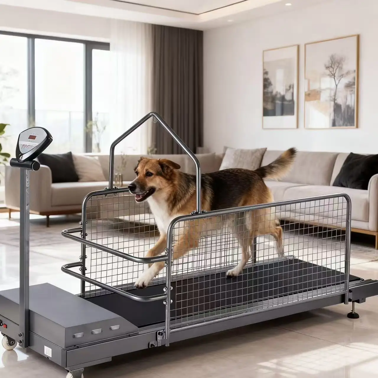Professional Electric Veterinary Pet Dog Walking Treadmill with Wireless Heart Rate 7.5 HP AC Motor & LED Display
Professional Electric Veterinary Pet Dog Walking Treadmill with Wireless Heart Rate 7.5 HP AC Motor & LED Display