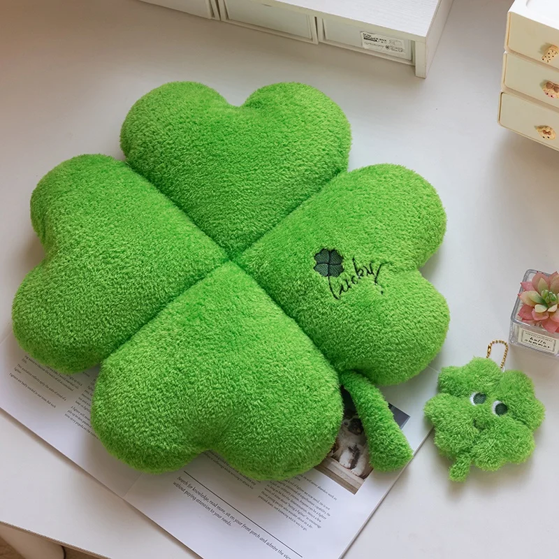 10/40cm Green Lucky Four-Leaf Clover Plush Pillow Pendant, Soft Cute Lucky Plant Stuffed Toy, Festival Birthday Gift for Kids
10/40cm Green Lucky Four-Leaf Clover Plush Pillow Pendant, Soft Cute Lucky Plant Stuffed Toy, Festival Birthday Gift for Kids