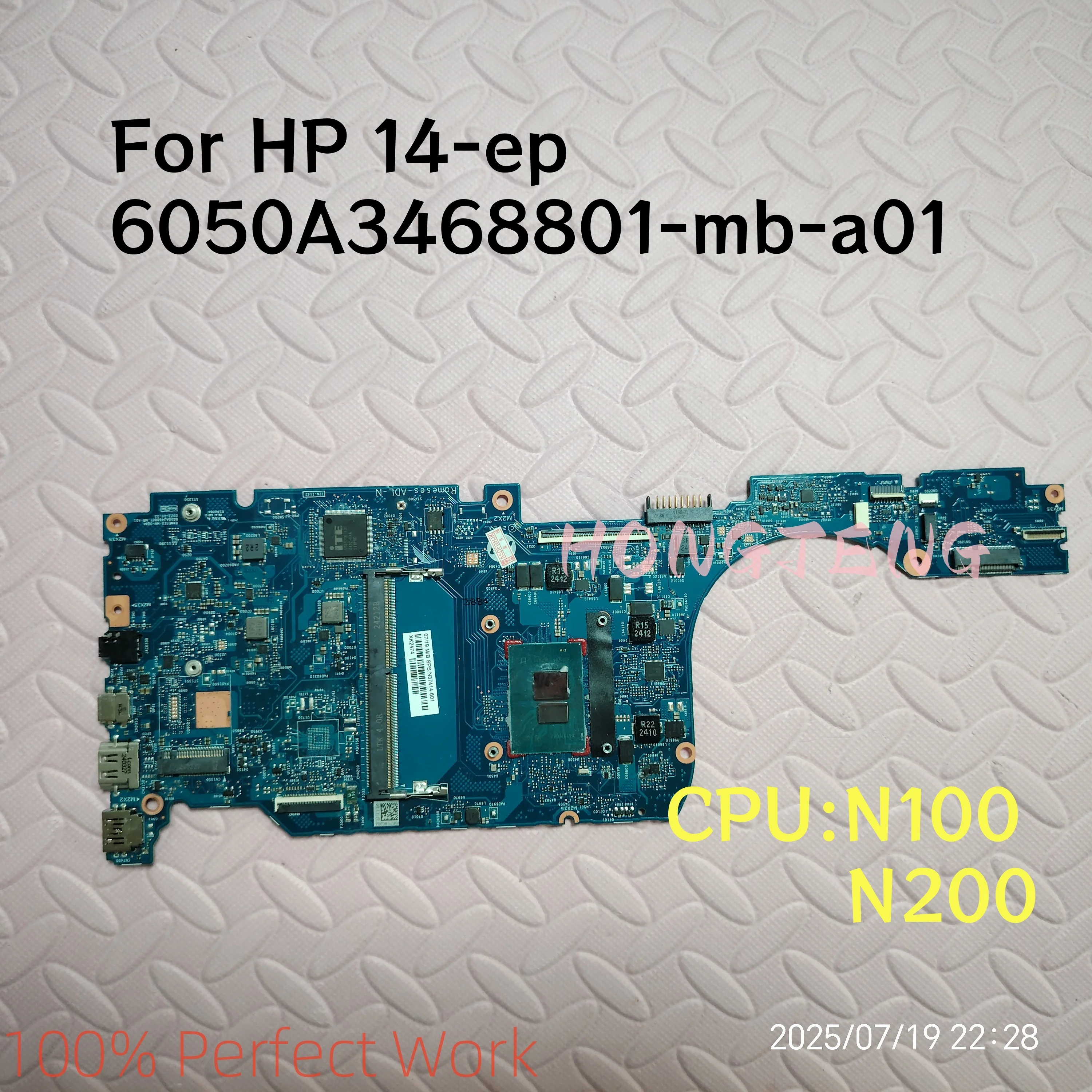 Подлинная материнская плата для ноутбука HP 14-ep 14-ep0000la 6050A3468801-mb-a01 N37414-601 N37424-601 CPU N100 N200 100% работает отлично
Подлинная материнская плата для ноутбука HP 14-ep 14-ep0000la 6050A3468801-mb-a01 N37414-601 N37424-601 CPU N100 N200 100% работает отлично
