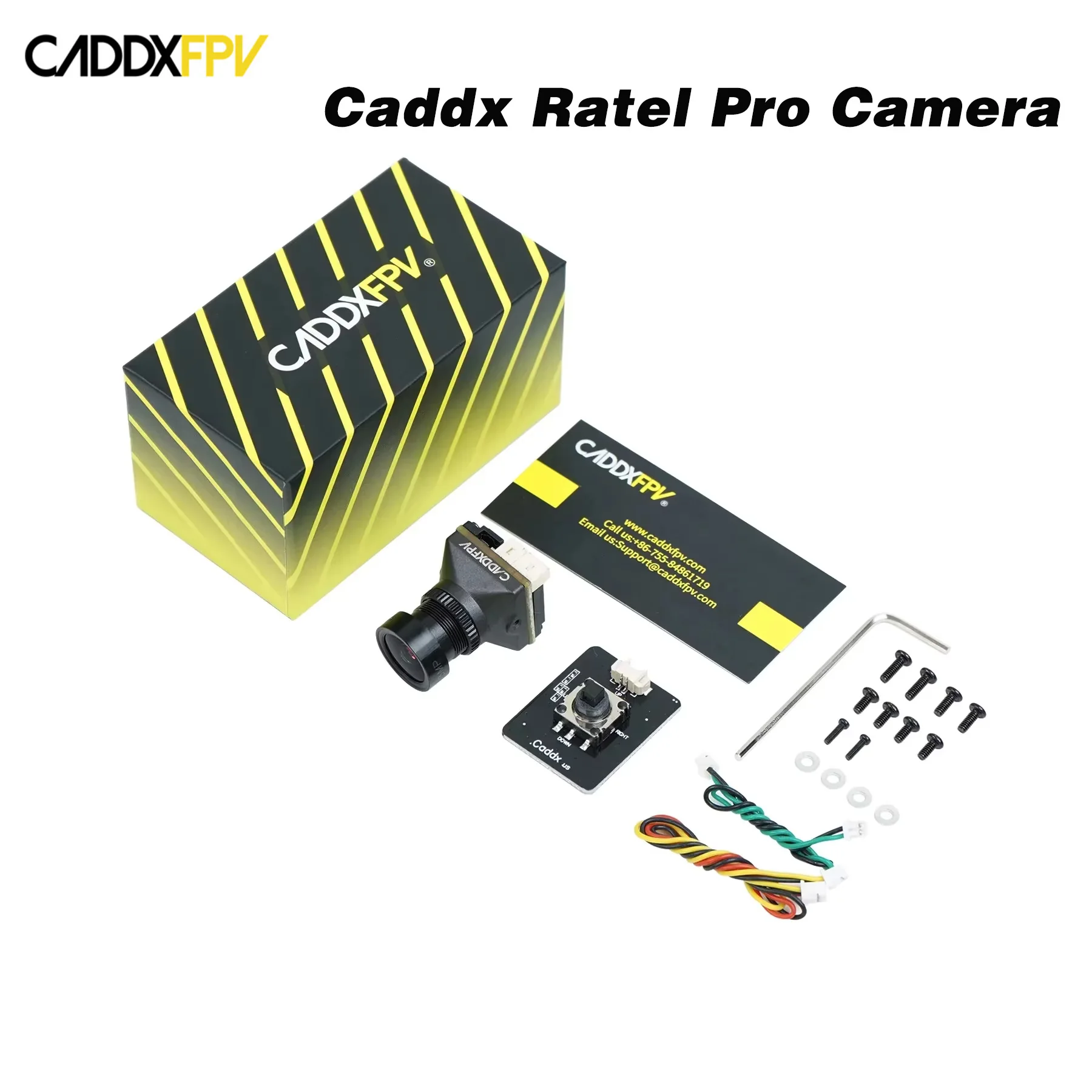 CADDX Ratel Pro FPV Camera tarlight Night Vision Blacklight Camera 1500TVL Camera Super WDR NTSC/PAL CMOS for RC Drone
CADDX Ratel Pro FPV Camera tarlight Night Vision Blacklight Camera 1500TVL Camera Super WDR NTSC/PAL CMOS for RC Drone