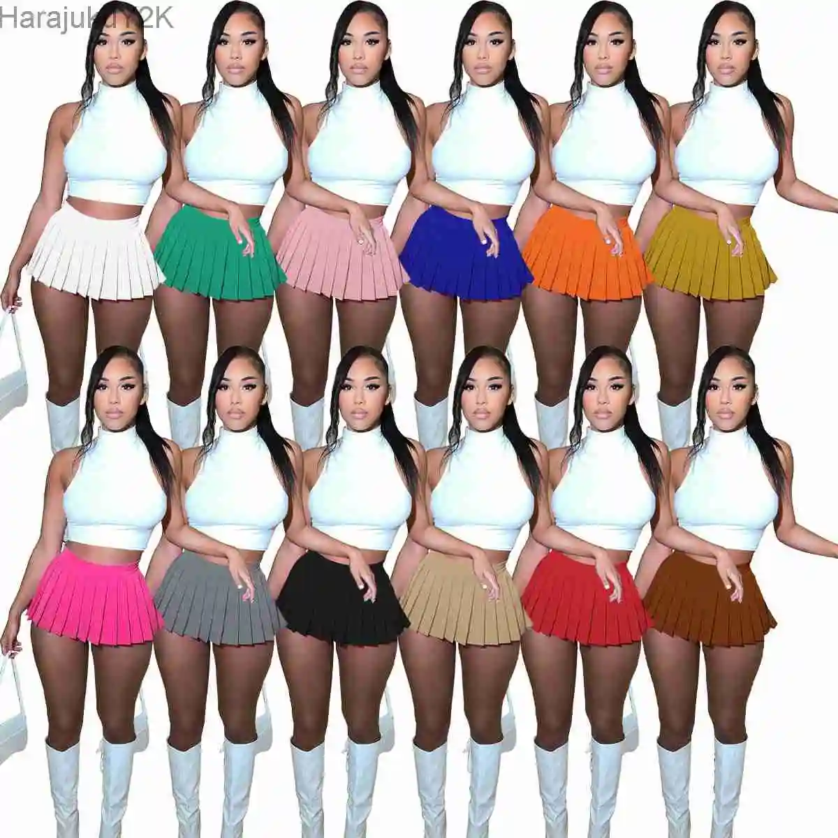 Women's Pleated Mini Skirt, Pink Tennis Dress, Sexy Streetwear, High Waist Pencil, Cute Black Skirts, Y2K Clothing, Summer, 2024
Women's Pleated Mini Skirt, Pink Tennis Dress, Sexy Streetwear, High Waist Pencil, Cute Black Skirts, Y2K Clothing, Summer, 2024