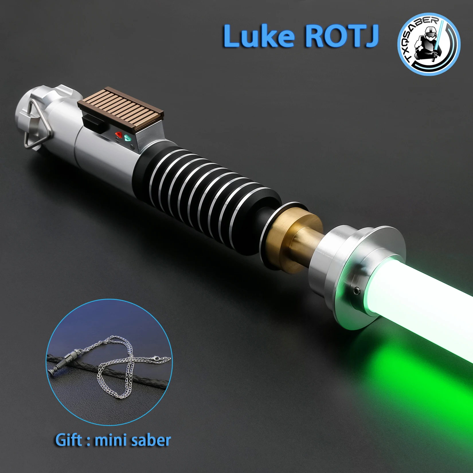 Люк Скайуокер TXQSABER Световой меч Тяжелый дуэльный лазерный меч Гладкие качели Металлическая рукоять SD-карта Bluetooth Меч Джей 12-цветная игрушка
Люк Скайуокер TXQSABER Световой меч Тяжелый дуэльный лазерный меч Гладкие качели Металлическая рукоять SD-карта Bluetooth Меч Джей 12-цветная игрушка