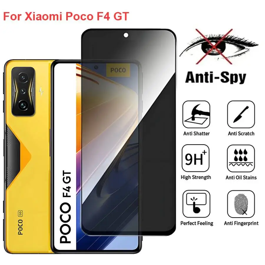 Poco F4 Anti Spy Privacy Tempered Glass Screen Protector Compatible For Xiaomi Pocof4 GT Phone Film
Poco F4 Anti Spy Privacy Tempered Glass Screen Protector Compatible For Xiaomi Pocof4 GT Phone Film