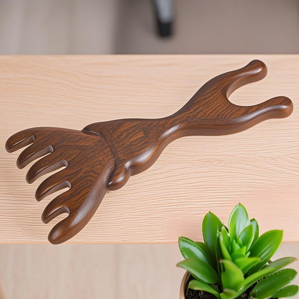 Body Gua Sha Tool Sandalwood Meridian Massage Comb Anti-static 6-Claw Wide Tooth Head Massager Head Massage Brush Smooth Hair
Body Gua Sha Tool Sandalwood Meridian Massage Comb Anti-static 6-Claw Wide Tooth Head Massager Head Massage Brush Smooth Hair