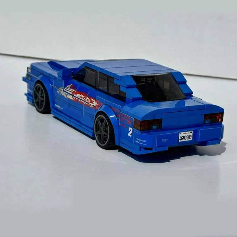 280PCS Furious Movies Model MOC Building Bricks Blue Sports Car Modular Technology Assemble Children Toys Suit Gifts Holiday
280PCS Furious Movies Model MOC Building Bricks Blue Sports Car Modular Technology Assemble Children Toys Suit Gifts Holiday